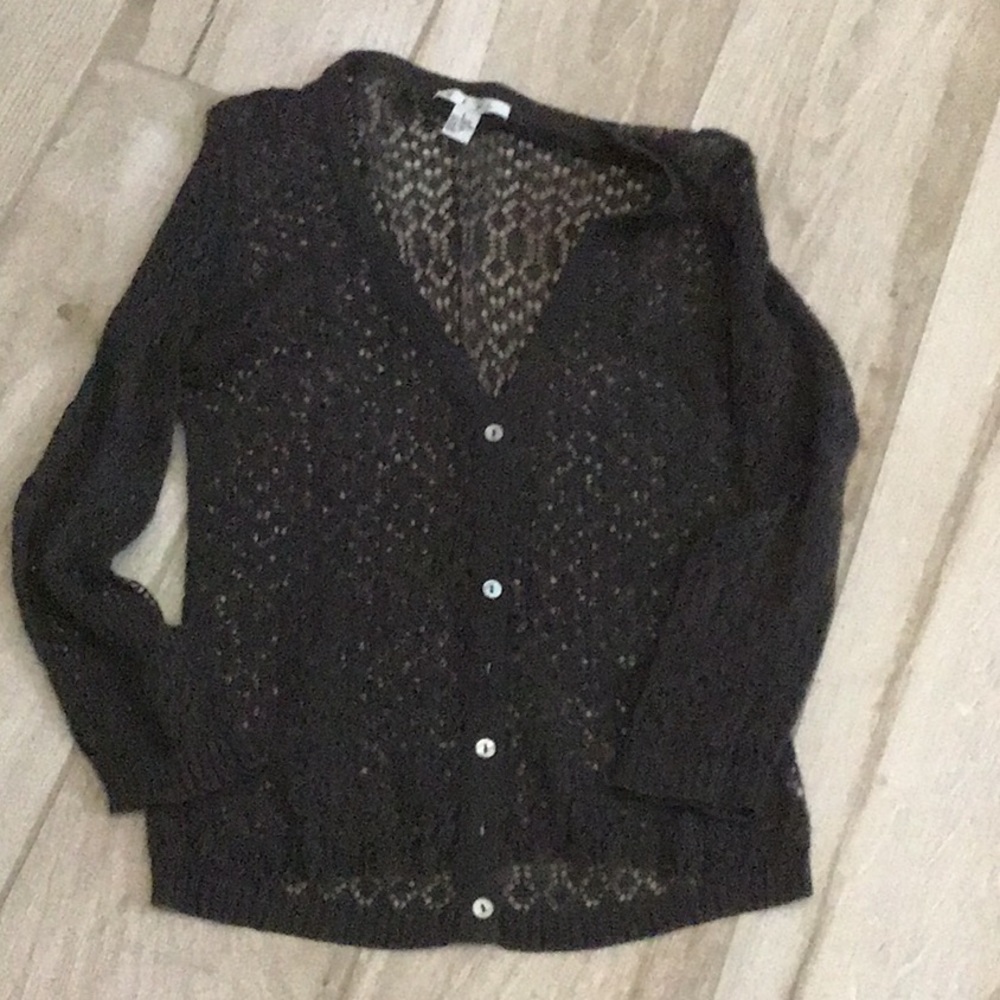 Cabi Crocheted cardigan